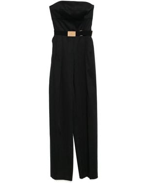 Elisabetta Franchi Long Jumpsuit - Black