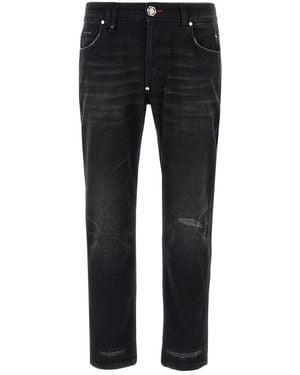 Philipp Plein Five-Pocket Jeans - Blue