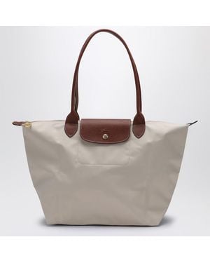 Longchamp Paper-coloured Le Pliage Original L Bag - Brown