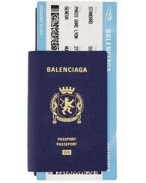 Balenciaga Passeport Holder - Blue