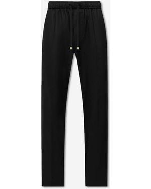 Amiri Straight Pleat Trousers - Black