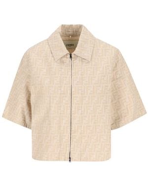 Fendi Jackets - Natural