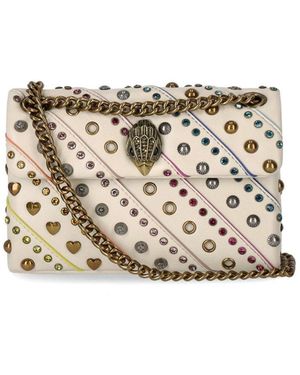 Kurt Geiger Kensington Mini Bone Crossbody Bag - Natural