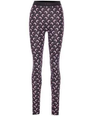 Marine Serre Pants - Blue