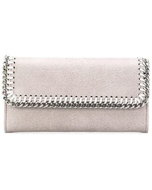 Stella McCartney Falabella Flap Wallet - Gray
