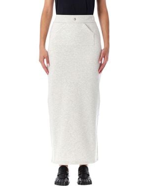 Coperni Organic Cotton Jogging Skirt - White