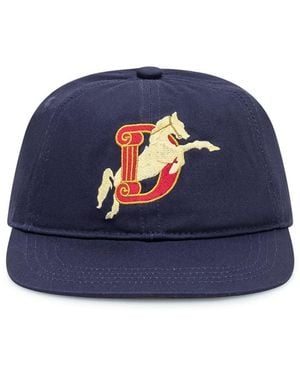 Drole de Monsieur Cap With Embroidered Logo - Blue