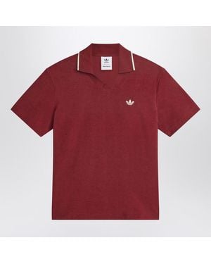adidas Originals Bordeaux Polo Shirt - Red
