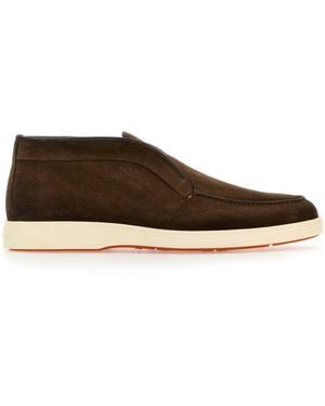 Santoni Moccasters - Brown