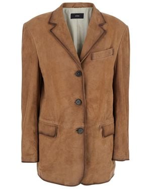 Arma 'Modena' Single-Breasted Jacket With Classic Lapels - Brown