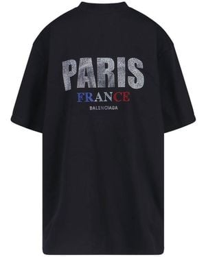Balenciaga T-Shirts And Polos - Black