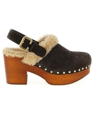 Chloé 'Jeannette' Clogs - Brown