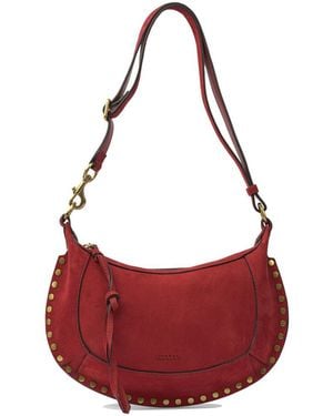 Isabel Marant "Oskan Moon" Shoulder Bag - Red
