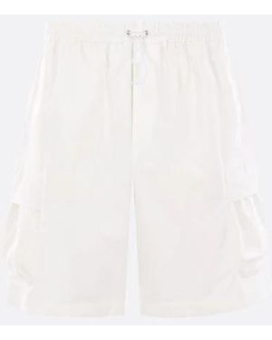 Gucci Web" Cargo Shorts - White