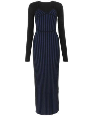 Dion Lee Long Dresses - Blue