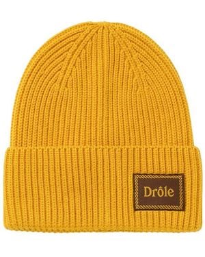 Drole de Monsieur Le Bonnet Laine Cap - Yellow