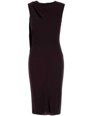 Tom Ford Plum Viscose Dress - Purple