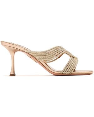 Aquazzura Sandals - Metallic