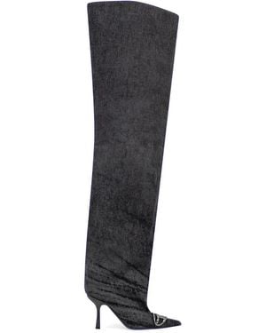 DIESEL D-Venus 90Mm Boots - Black