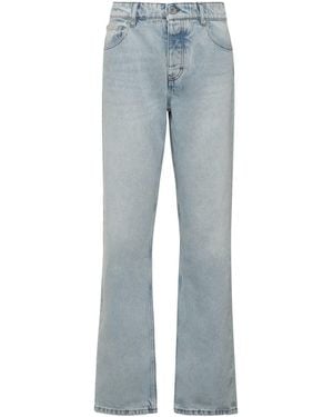 Ami Paris 5-Pocket Straight-Leg Jeans - Blue