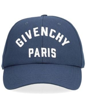 Givenchy Baseball Cap With Embroidered Logo - Blue