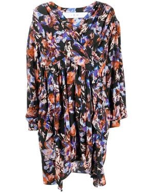 IRO Short Wrap Dress - Blue