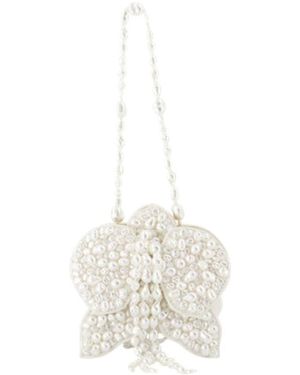 Cult Gaia Giula Wristlet Bag - White