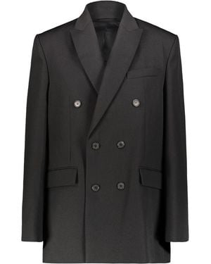 Wardrobe NYC Double Brested Blazer Clothing - Black