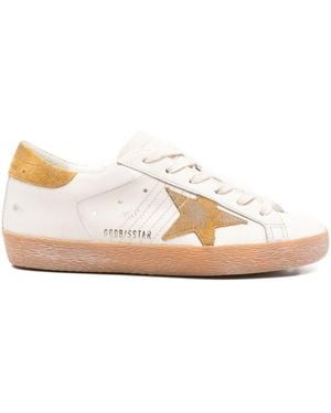 Golden Goose Super-star Leather Sneakers - Pink