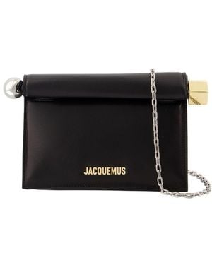 Jacquemus La Petite Pochette Rond Carré - Black