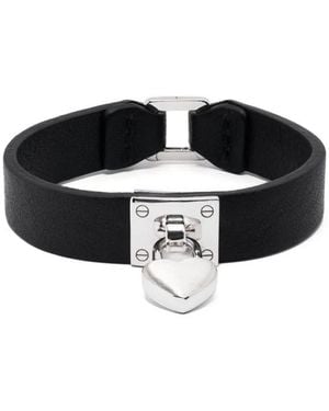 Ambush Heart Leather Bracelet - Black