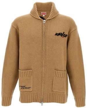 KENZO X Futura 2000' Cardigan - Brown