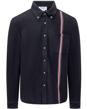 Thom Browne Shirt Jacket - Blue