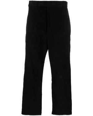 Thom Browne Corduroy Cropped Pants - Black