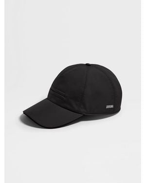ZEGNA Technical Fabric Trucker Cap - Black