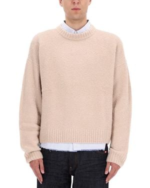 AMISH Knitted Pullover - White