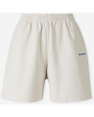 Balenciaga Sports Bermuda Shorts - White