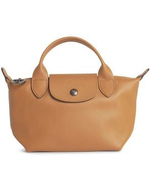 Longchamp 'Le Pliage Xtra' Leather Bag - White