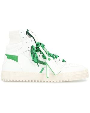 Off-White c/o Virgil Abloh Scarpe Da Ginnastica Alte 3.0 Off Court - Green