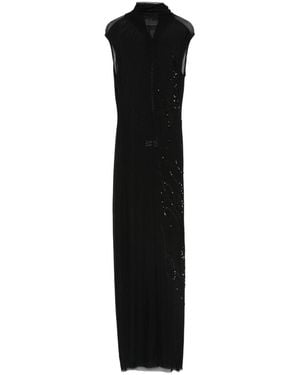 Jean Paul Gaultier The Long Sequin Long Dress - Black