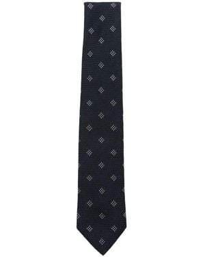 Emporio Armani Rhombus Tie Accessories - Blue