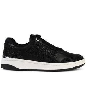 Michael Kors 'Rebel' Leather Sneakers - Black