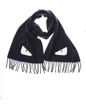 Fendi Scarf Scarves Foulard - Blue