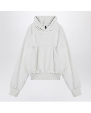 Entire studios Ivory Hoodie In - White