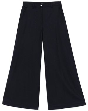 Theory Super Wide Pant - Blue