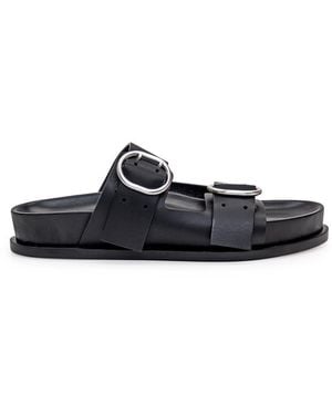 Jil Sander Leather Sandalwood - Black