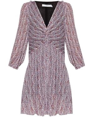 IRO Ruline Short Dress - Purple