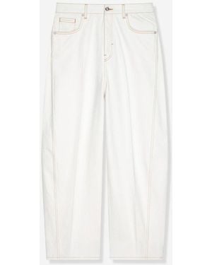 Givenchy Wide Straight Jeans - White