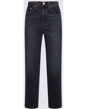 Levi's Dark Ribcage Denim Jeans - Blue