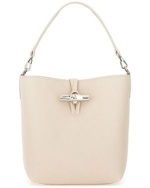Longchamp Xs "Le Roseau" Bucket Bag - Natural